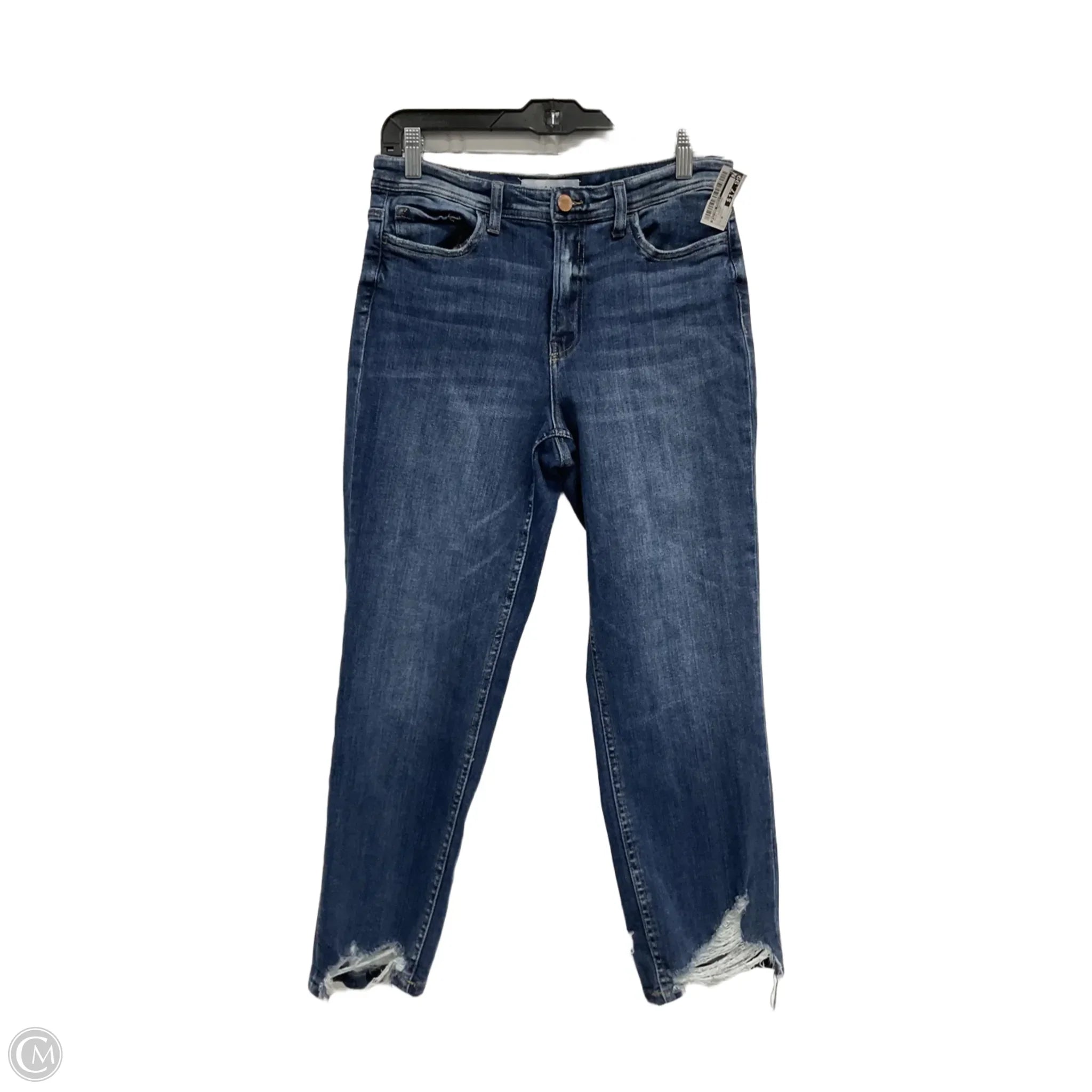 Modern Men's JeansJeans Straight By Flying Monkey In Blue Denim, Size: 6
