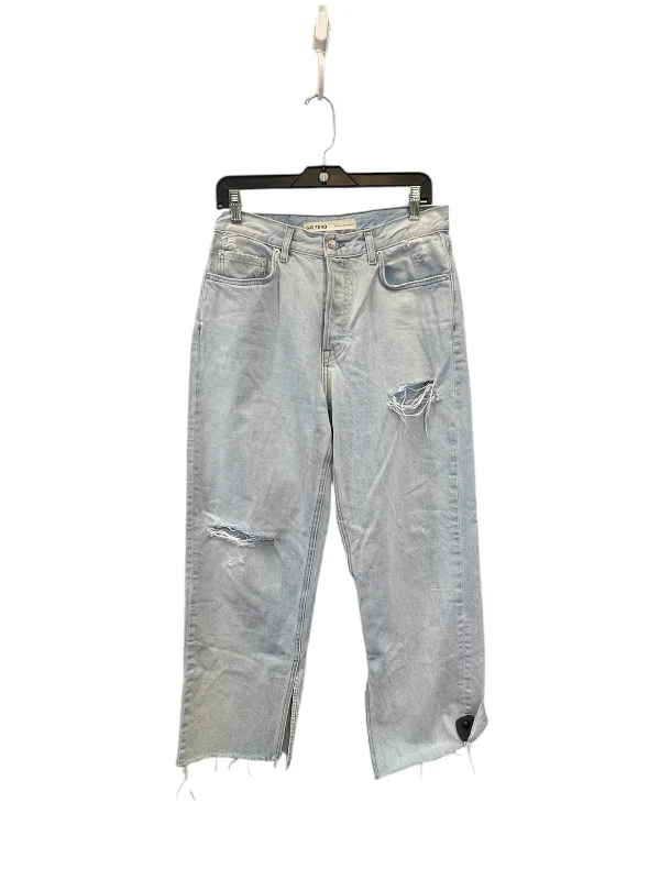 Stylish Men's JeansJeans Designer By Grlfrnd In Blue Denim, Size: 4