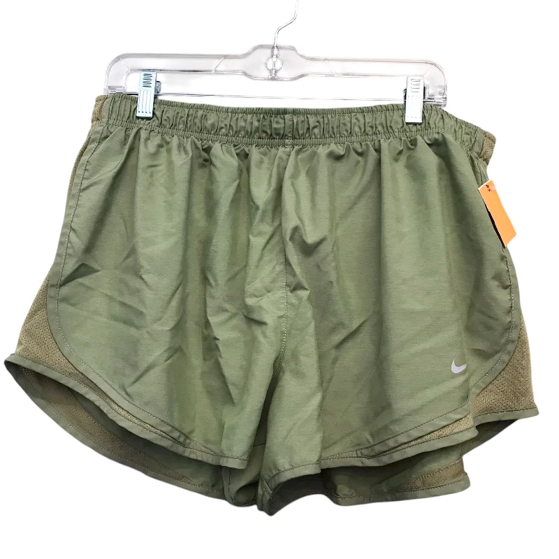 Chino-Style Men's Dress ShortsATHLETIC SHORTS by NIKE APPAREL In GREEN, Size: 1X