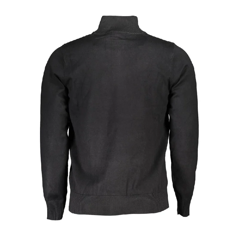 Fitted Men's Slim-Fit SweatersU.S. Grand Polo Elegant Half Zip Sweater with Embroidery Men's Detail Fitted Men's Slim-Fit SweatersU.S. Grand Polo Elegant Half Zip Sweater with Embroidery Men's Detail
