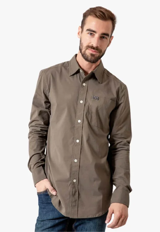 Men's Cufflink-Ready Shirts for Formal EventsKimes Ranch Mens Linville Long Sleeve Shirt