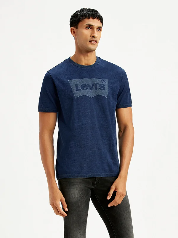 Men's Shirts with Wrinkle-Resistant FabricMen's Brand Logo Regular Fit T-Shirt
