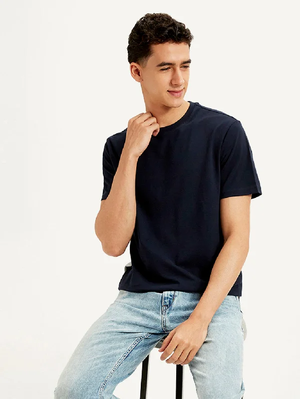 Men's Shirts with Button-Down CollarsMen's Solid Slim Fit T-shirt