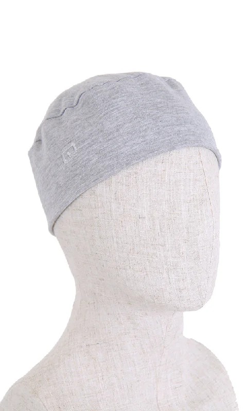 Quilted Winter HatsQL Cotton Taguia Hat in Light Grey