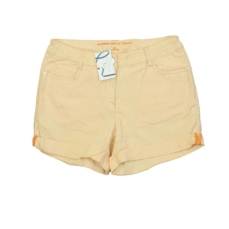 Cotton-Blend Men's Casual ShortsJacadi Girls Peach | White | Stripes Cargo Shorts