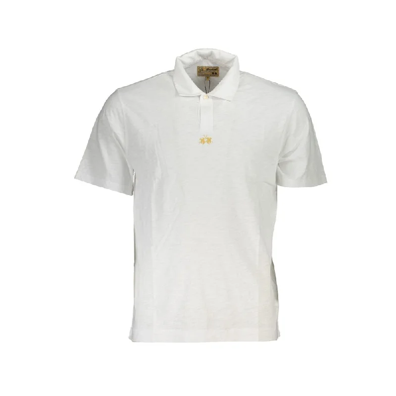 Striped Men's TopsLa Martina  Cotton Polo Men's Shirt