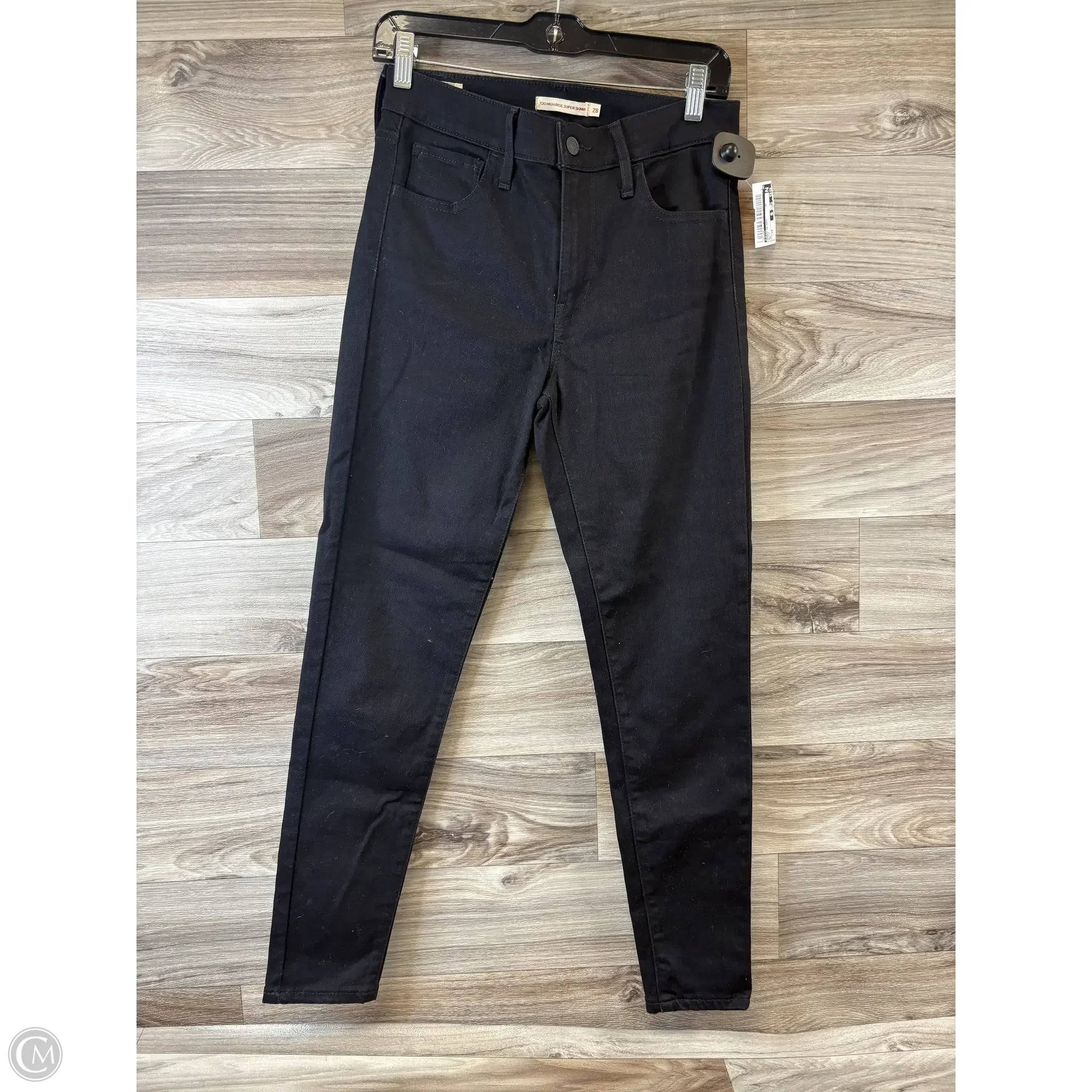 Men's Jeans with EmbroideryJeans Skinny By Levis In Black, Size: 28