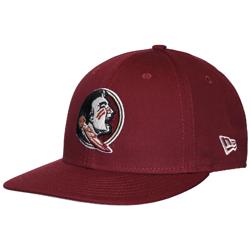 Plain Beanie CapsNew Era Seminole Logo LP950 Adjustable Cap - Garnet