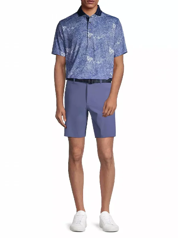 Men's Long-Sleeved ShirtsHidden Truth Graphic Polo Shirt In Falcon