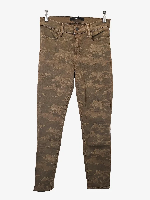 Dark Indigo Men's JeansJ Brand Olive Camouflage Cropped Skinny Jeans Size 8