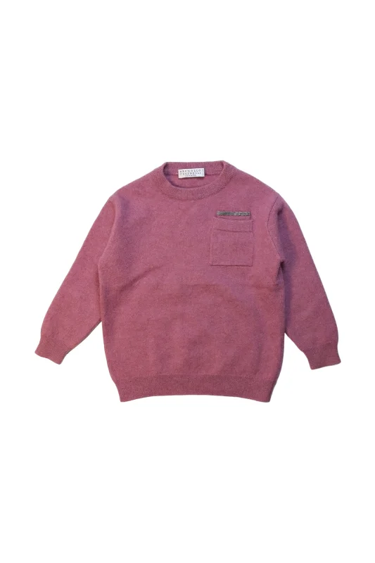 Men's Sweaters with Elastic WaistbandsBrunello Cucinelli Knit Sweater 4T