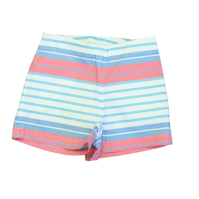 Dressy and Polished Men's Tailored Dress ShortsClassic Prep Girls Picnic Multi Stripe Shorts Size: 6-14 Years