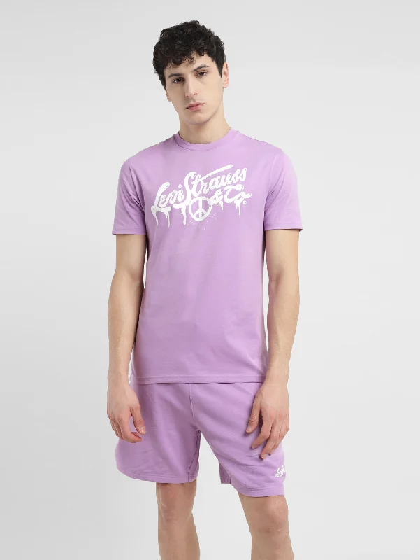 Men's Shirts with Patch PocketsMen's Graphic Print Crew Neck T-shirt