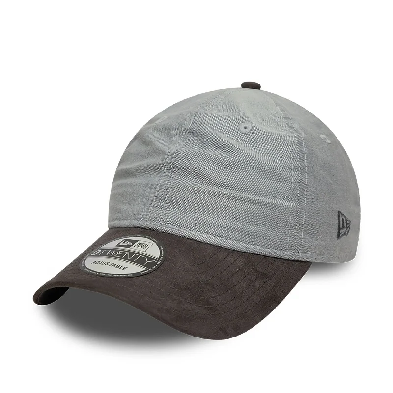 Novelty Trucker HatsNew Era Chambray Grey 9TWENTY Adjustable Cap