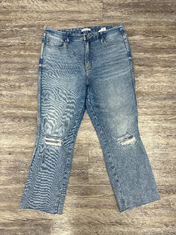 Men's Jeans Made from Recycled MaterialsJeans Designer By Good American In Blue Denim, Size: 16 Men's Jeans Made from Recycled MaterialsJeans Designer By Good American In Blue Denim, Size: 16