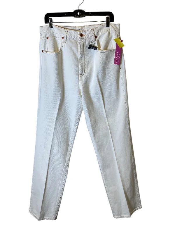 Stylish Men's JeansJeans Designer By Cmc In Cream, Size: 14