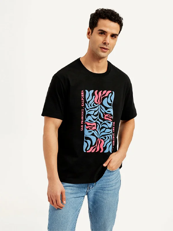 Men's Shirts for FishingMen's Graphic Print Crew Neck T-Shirt