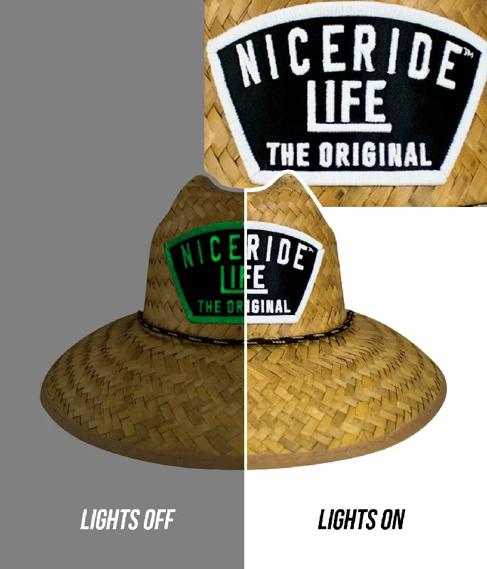 Customized Baseball Caps"Grinder" Evening Glow STRAW SUN HAT - Unisex Junior/Kids Size Customized Baseball Caps"Grinder" Evening Glow STRAW SUN HAT - Unisex Junior/Kids Size