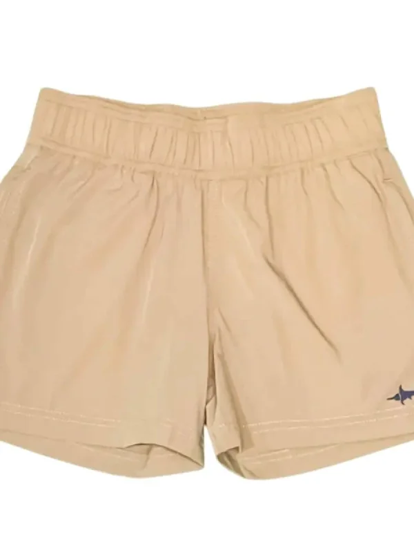 Robust Men's Denim and Canvas ShortsInlet Performance Short In Khaki