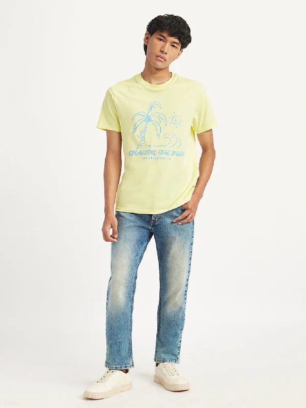 Men's Shirts with Short PlacketsMen's Graphic Print Slim Fit T-Shirt