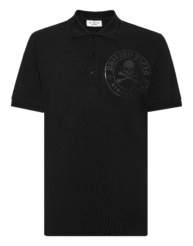 Men's Shirts with Logo EmbossmentsPique Polo Shirt SS Skull&Bones