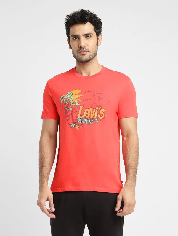 Men's Sleeveless TopsMen's Graphic Print Regular Fit T-shirt