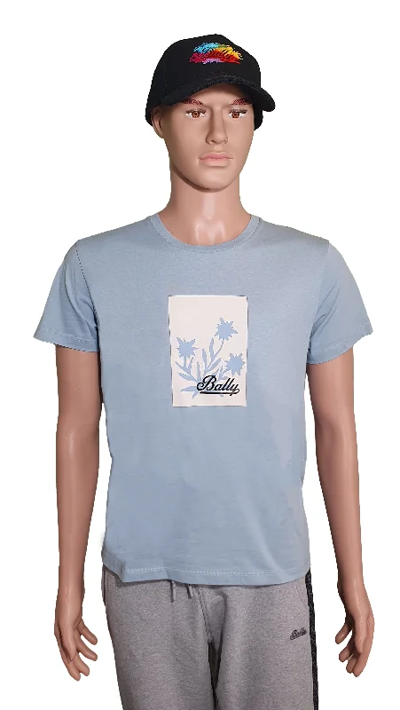 Men's Shirts with Graphic SleevesBally 6301242 Unisex Seashell 100% Cotton Logo T-Shirt Men's Shirts with Graphic SleevesBally 6301242 Unisex Seashell 100% Cotton Logo T-Shirt