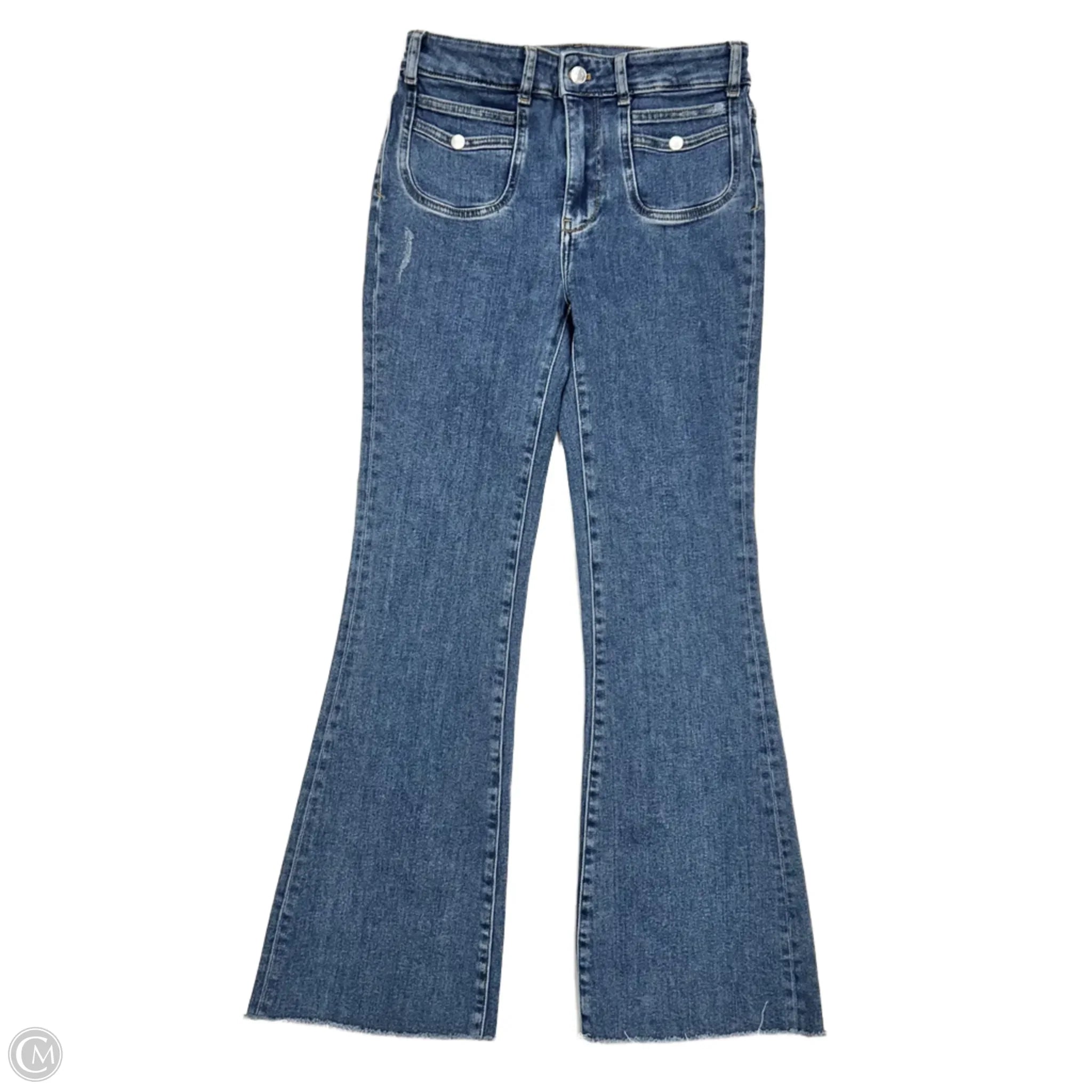 XXXL Men's JeansJeans Flared By Pilcro In Blue Denim, Size: 2