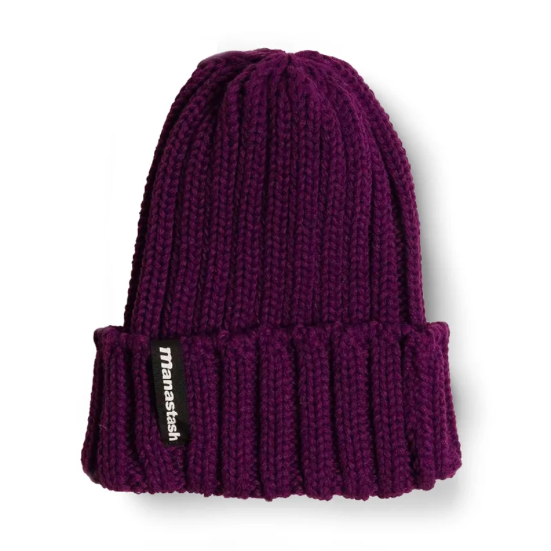 Formal Derby CapsManastash 90's Logo Beanie II - Purple