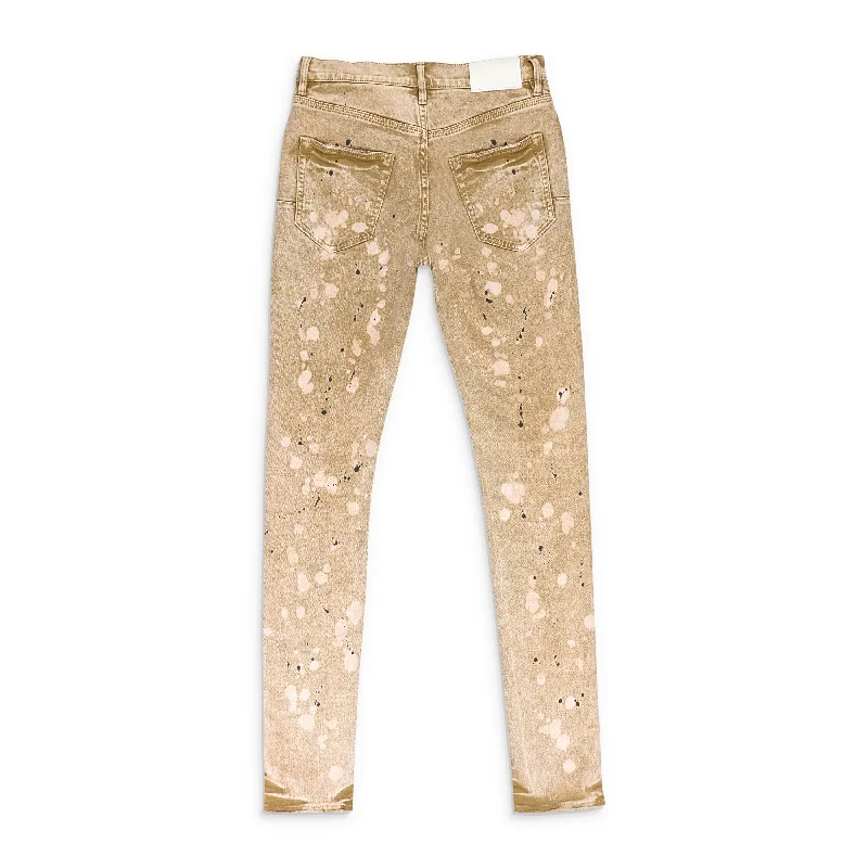 Light Wash Men's JeansSANDSTONE ACID BLEACH SKINNY JEANS