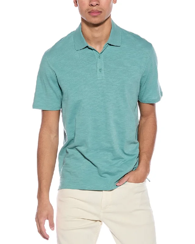 Men's Shirts with Contrast CollarsVince Slub Polo Shirt