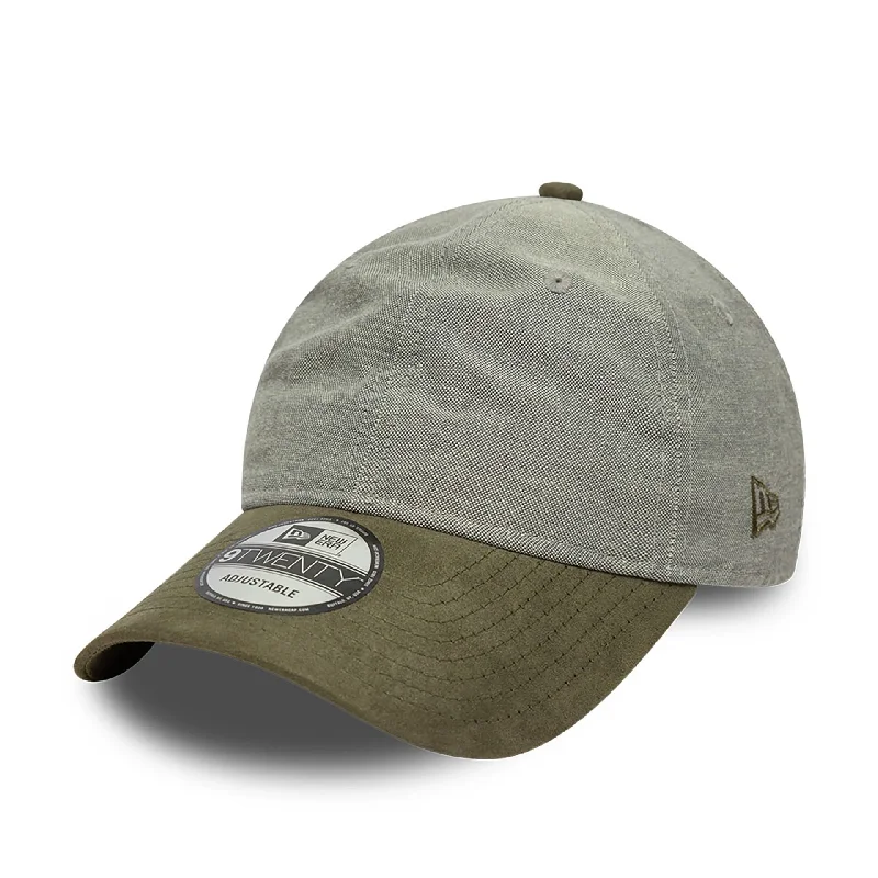 Reversible Bucket HatsNew Era Chambray Green 9TWENTY Adjustable Cap