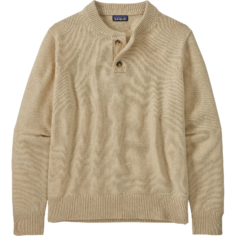 Athletic Men's Performance SweatersMen's Recycled Wool-Blend Buttoned Sweater