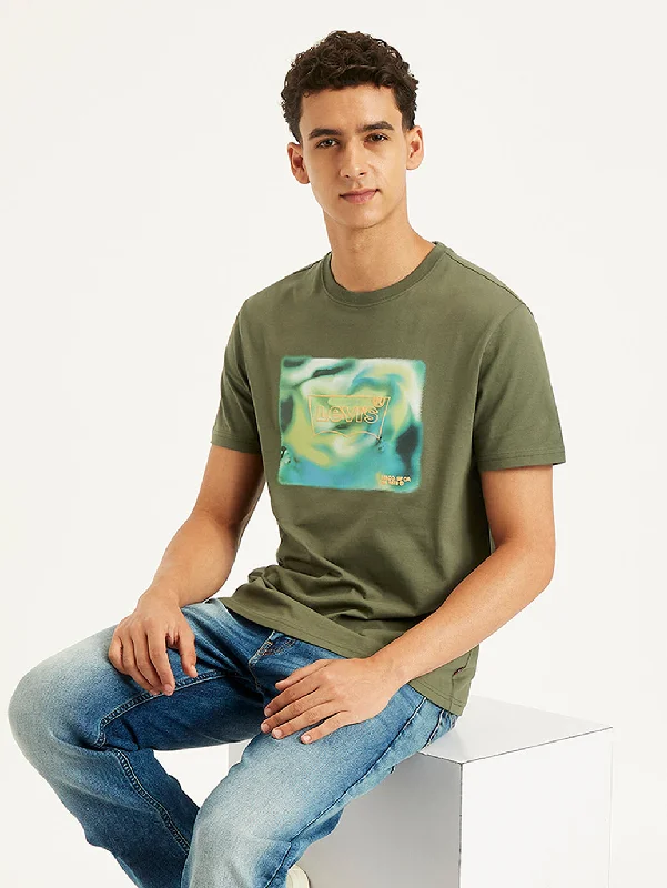 Men's Shirts with TiesMen's Graphic Print Regular Fit T-Shirt