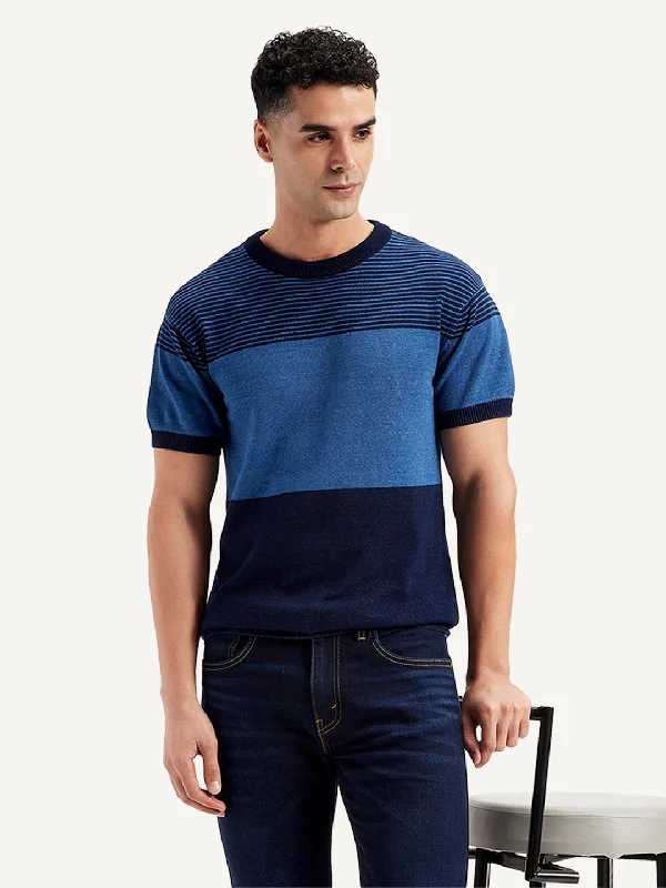 Men's Shirts with Hidden ButtonsMen's Colorblock Slim Fit T-Shirt