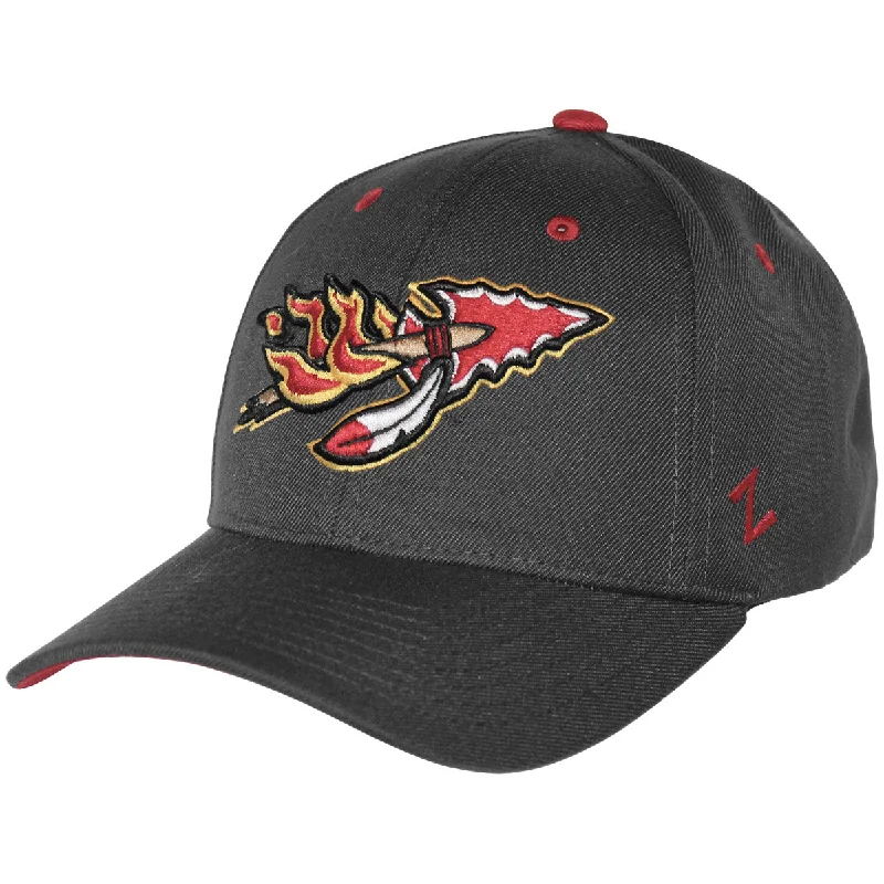 Best Beanie Hats for WinterZephyr Vault Florida State Flaming Spear Design Adjustable Snapback Cap - Charcoal
