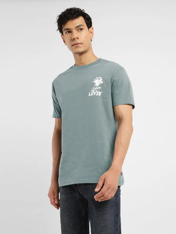 Patterned Men's Hawaiian ShirtsMen's Brand Logo Slim Fit T-shirt