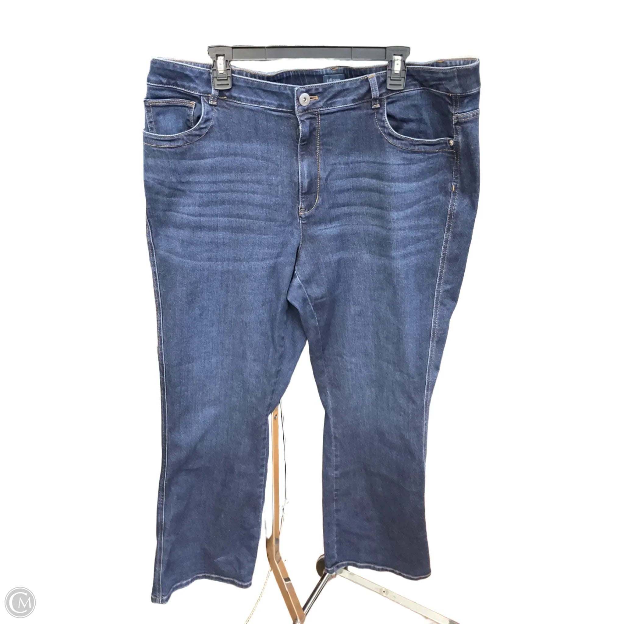 High-Waisted Men's JeansJeans Flared By J. Jill In Blue Denim, Size: 20