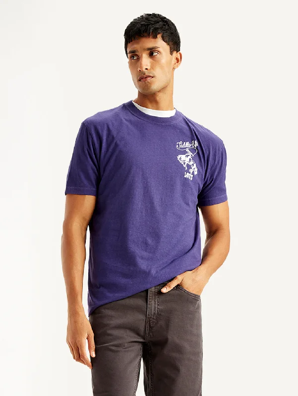 Men's Shirts with Embellished SleevesMen's Graphic Print Regular Fit T-shirt