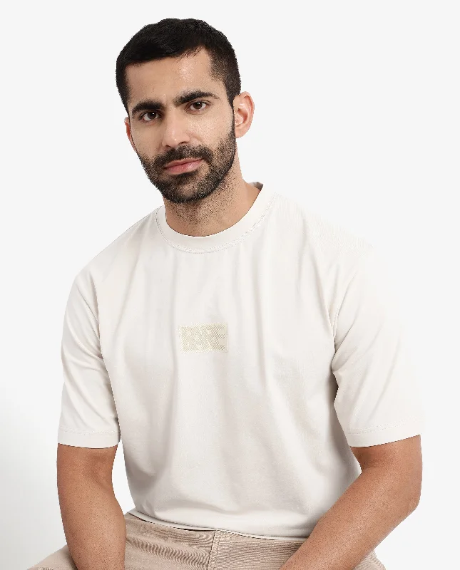 Durable Men's Work ShirtsRare Rabbit Men Reborn-T Beige Cotton Fabric Short Sleeve Crew Neck Oversized Fit Graphic Print T-Shirt Durable Men's Work ShirtsRare Rabbit Men Reborn-T Beige Cotton Fabric Short Sleeve Crew Neck Oversized Fit Graphic Print T-Shirt