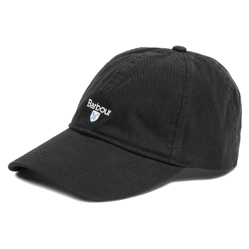 Formal Top HatsBarbour Cascade Washed Sports Cap - Black