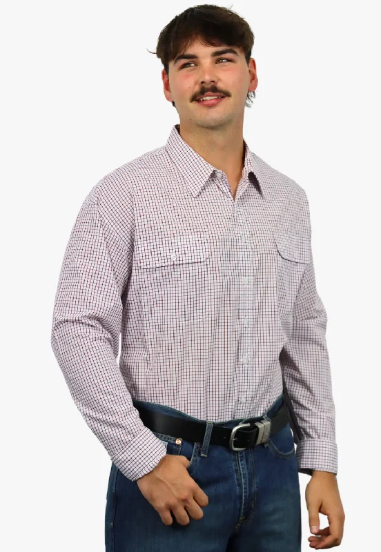 Men's Big and Tall Shirts for Added ComfortBisley Mens Long Sleeve Checked Shirt