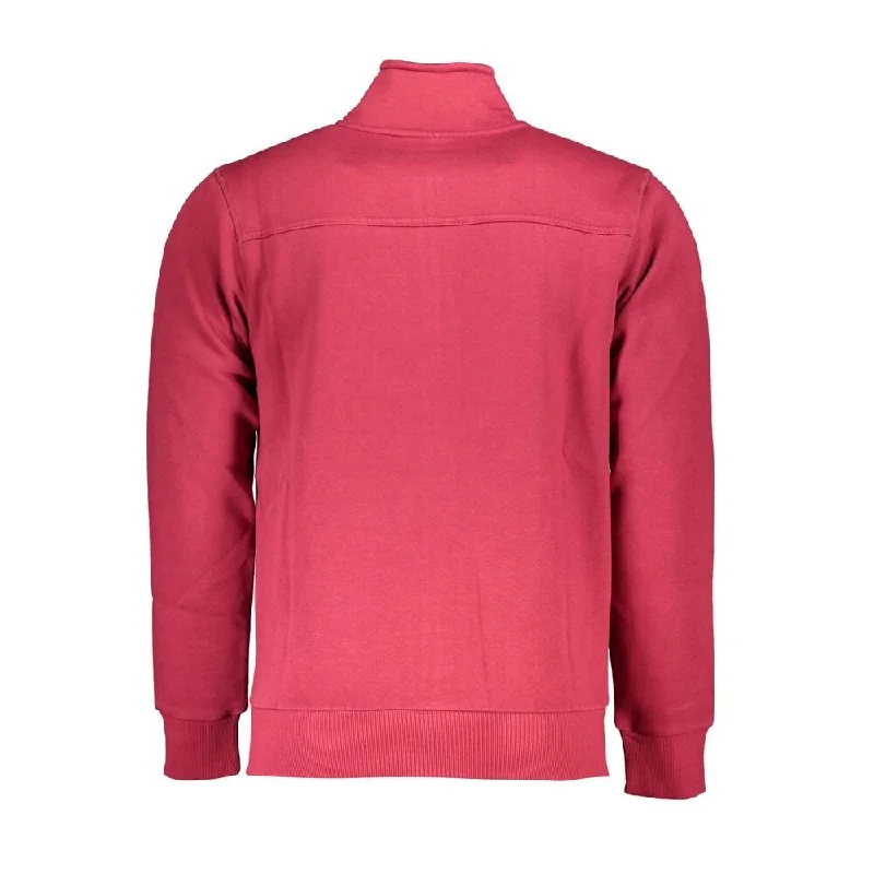 Men's Sweaters with Belt AttachmentsU.S. Grand Polo Chic Pink Long Sleeve Zip Men's Sweatshirt Men's Sweaters with Belt AttachmentsU.S. Grand Polo Chic Pink Long Sleeve Zip Men's Sweatshirt
