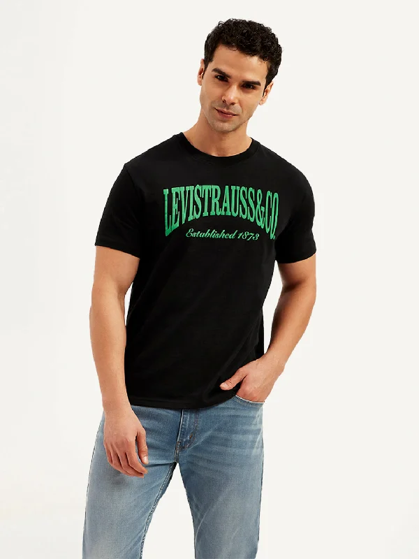 Men's Shirts with Animal PrintsMen's Brand Logo Slim Fit T-Shirt