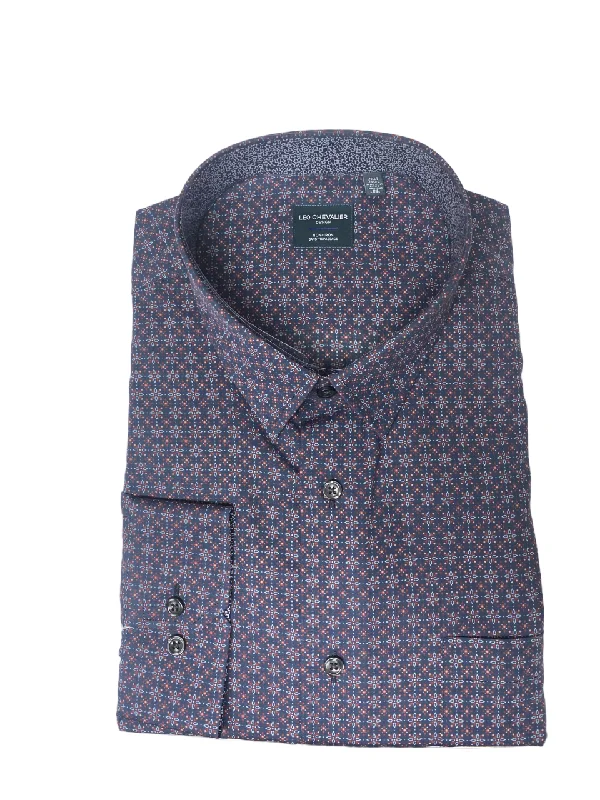Men's Weekend Shirts for Leisurely OutingsLeo Chevalier Long Sleeve Hidden Button Down Non-Iron Sport Shirt *Tall Sizes* Red - 623473 4598 Men's Weekend Shirts for Leisurely OutingsLeo Chevalier Long Sleeve Hidden Button Down Non-Iron Sport Shirt *Tall Sizes* Red - 623473 4598