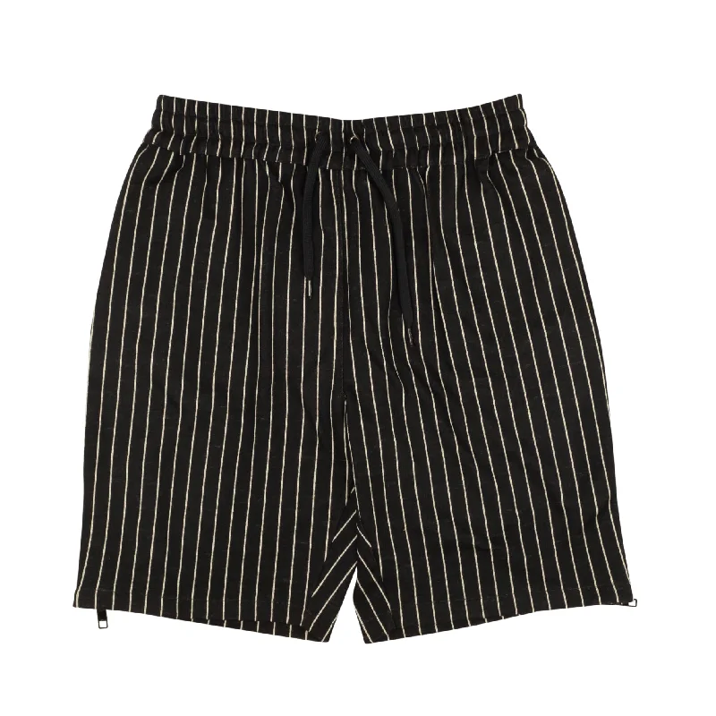 Men's Chino Shorts with a Tailored and Dressy FitBlack White Pinstripe Wool Blend Shorts
