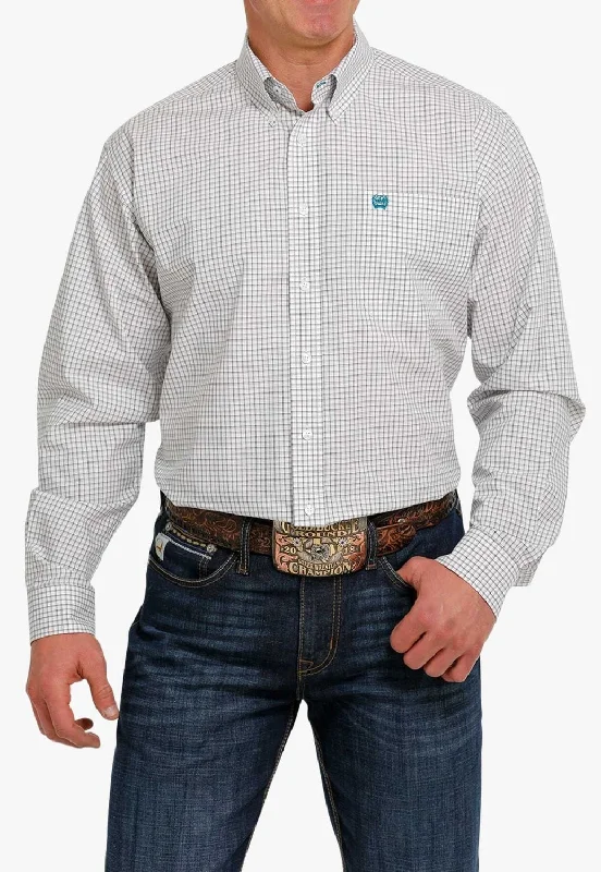 Men's Thermal Shirts for Winter WarmthCinch Mens Plaid Long Sleeve Shirt