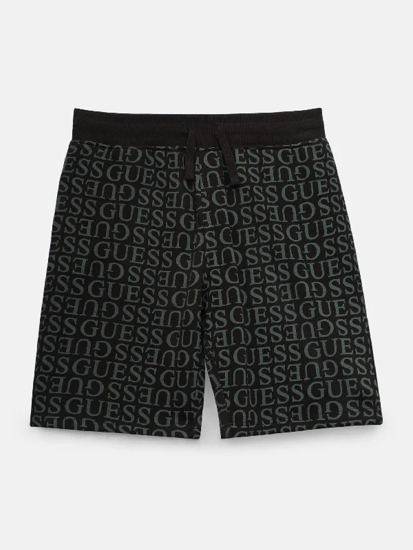 Skinny Men's Fit Casual ShortsJett Logo Shorts (7-18)