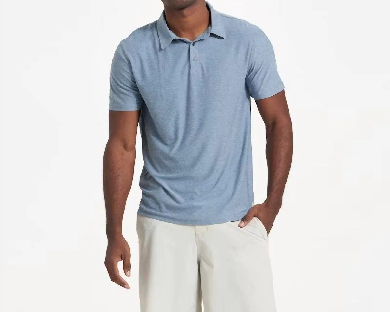 Patterned Men's Hawaiian ShirtsStrato Tech Polo Shirt In Cloud Heather