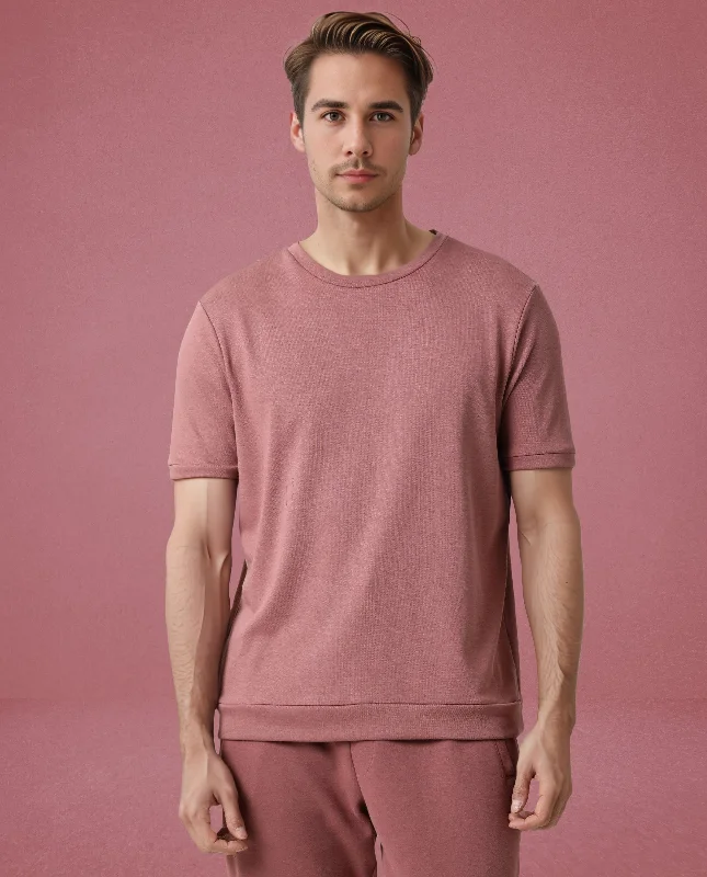 Men's Shirts for BoatingSweat Tee Clay Pink Men
